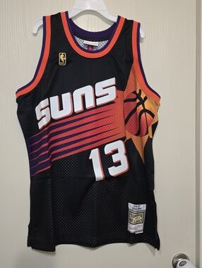 M&N Men NBA  Swingman Alternate Jersey‎ Suns 1996 Steve Nash size L new